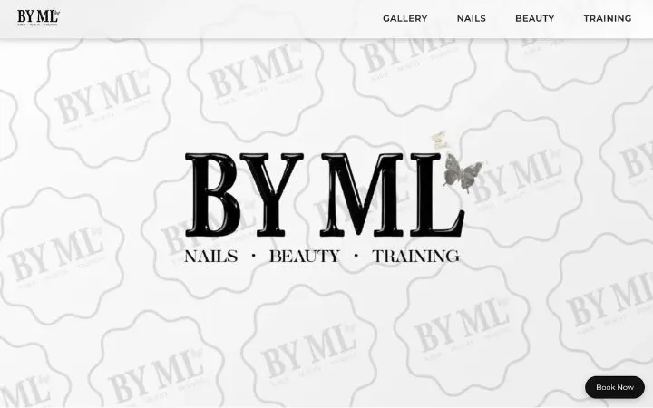 Nails by ML website screenshot