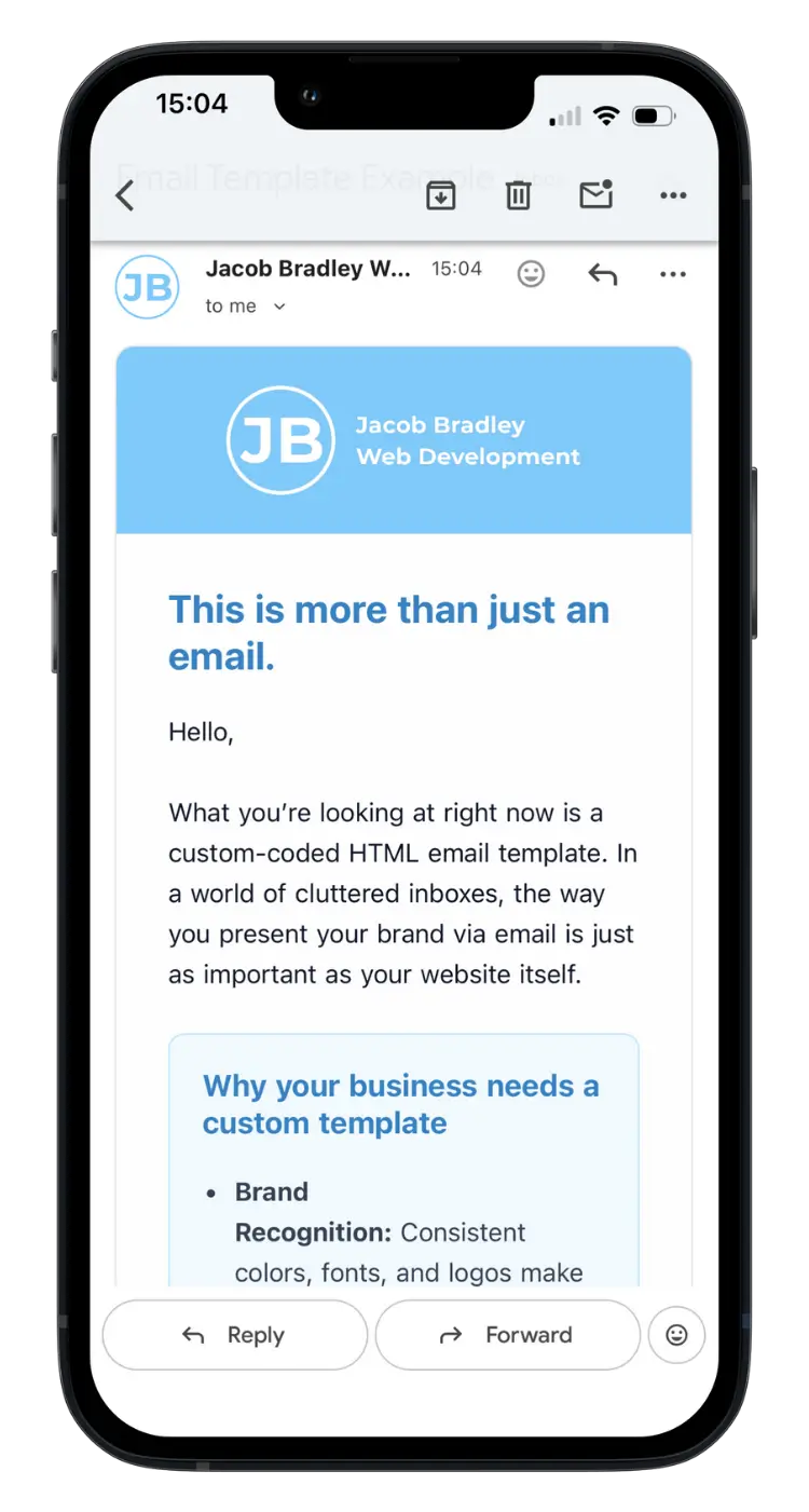 Email template preview